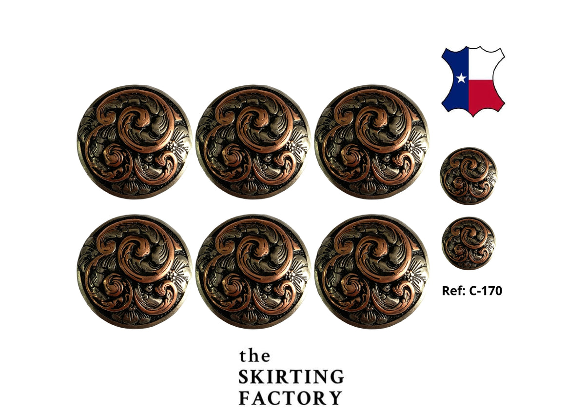 Conchos - 6 large 2 small pack