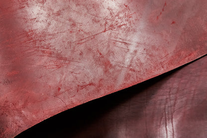 Burgundy Latigo Leather