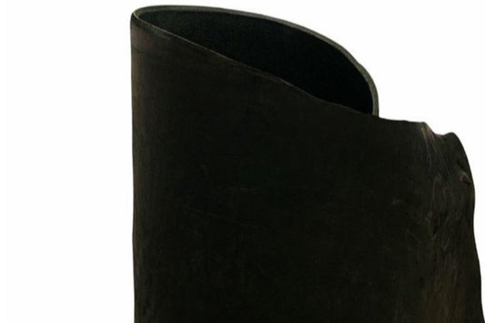 Black skirting leather