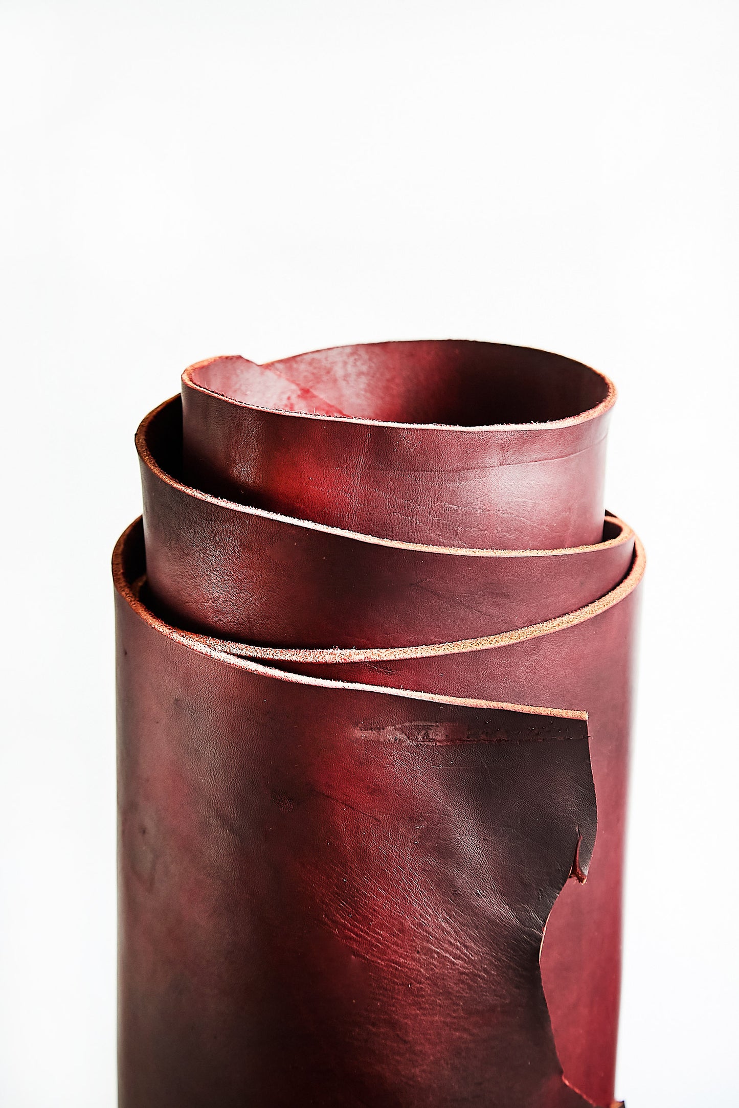 Burgundy Latigo Leather